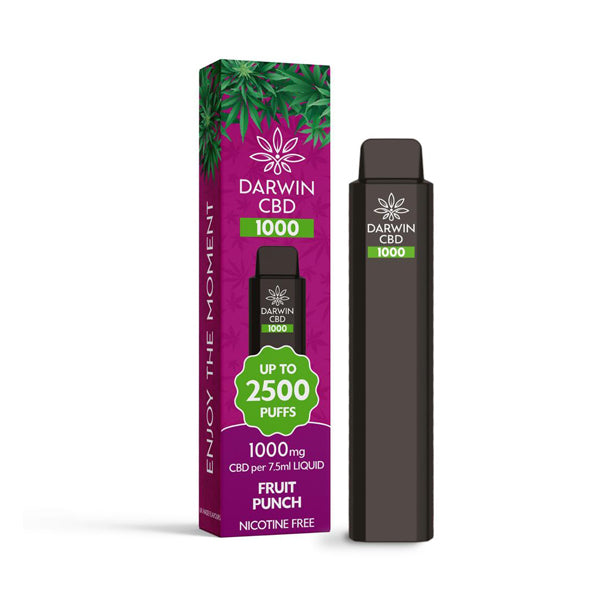 Darwin CBD 1000 Disposable Vape - 2500 Puffs | The CBD Hut