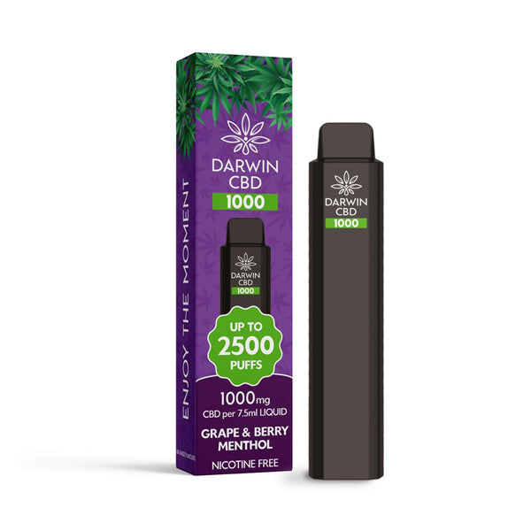 Darwin CBD 1000 Disposable Vape - 2500 Puffs | The CBD Hut