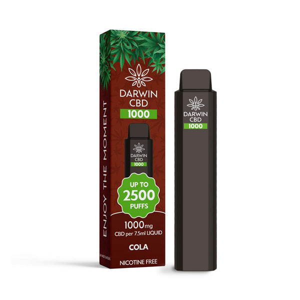 Darwin CBD 1000 Disposable Vape - 2500 Puffs | The CBD Hut