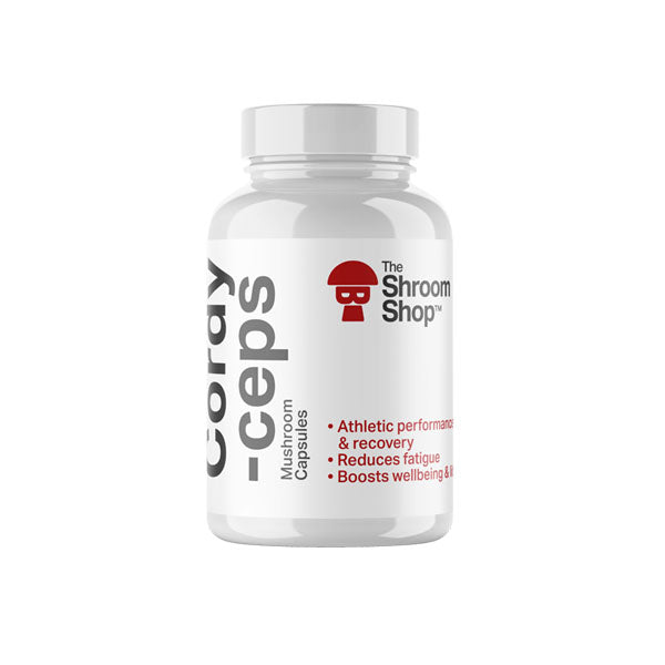 The Shroom Shop 45000mg Cordyceps Mushroom Capsules - 90 Caps | The CBD Hut