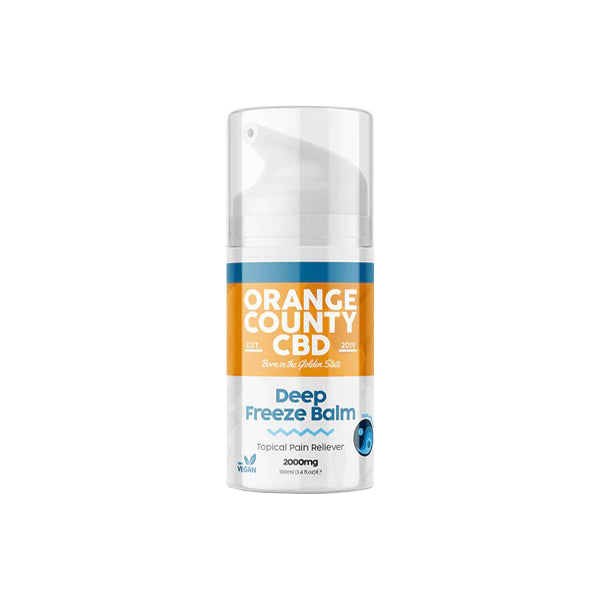 Orange County 2000mg CBD Deep Freeze Muscle Balm - 100ml | The CBD Hut
