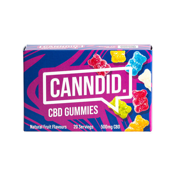 Canndid 500mg CBD Gummies - 20 Pieces (BUY 1 GET 1 FREE) - The CBD Hut