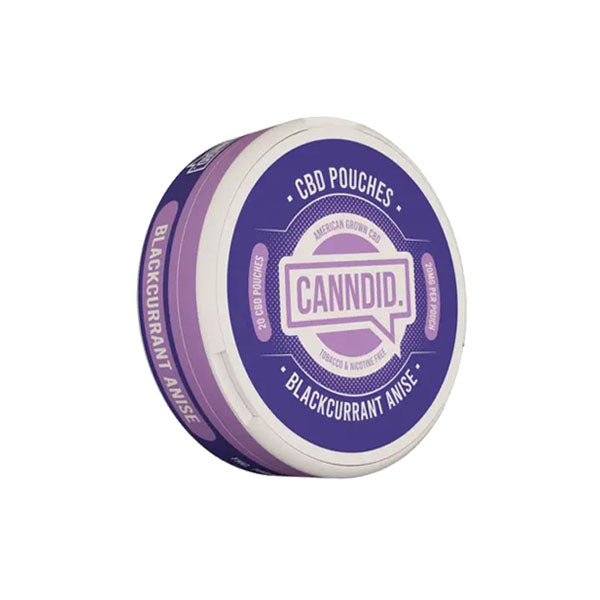 Canndid 20mg CBD Pouches - Blackcurrant Anise (BUY 1 GET 1 FREE) - The CBD Hut