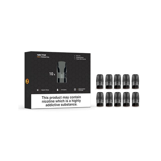 Nectar Hive Refillable Vape Pods - 2ml - 10 Pack | The CBD Hut