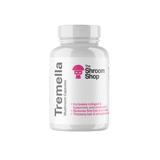 The Shroom Shop 45000mg Tremella Mushroom Capsules - 90 Caps | The CBD Hut