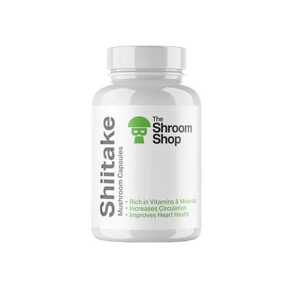 The Shroom Shop 45000mg Shiitake Mushroom Capsules - 90 Caps | The CBD Hut