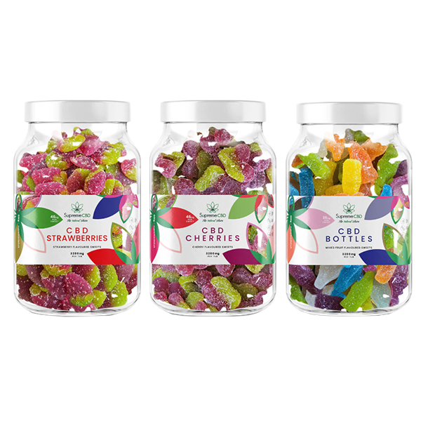 Supreme CBD 3200mg Broad Spectrum CBD Large Gummies | The CBD Hut