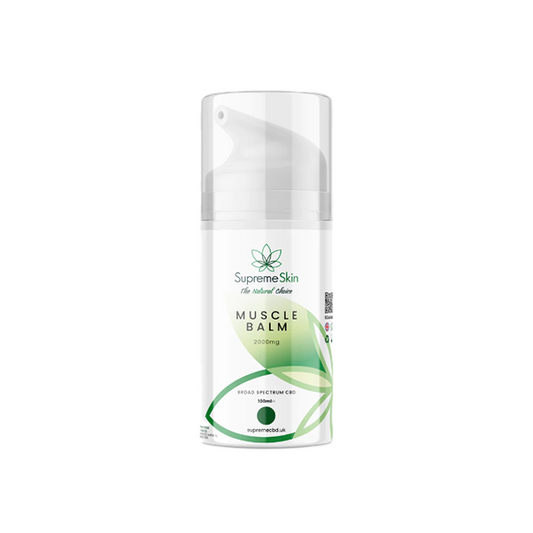 Supreme CBD 2000mg Broad Spectrum CBD Muscle & Joint Balm - 100ml | The CBD Hut