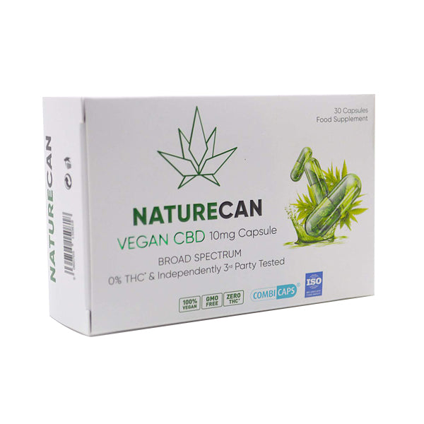 Naturecan 10mg Vegan CBD Capsules - 30 Caps | The CBD Hut