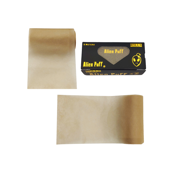 Alien Puff Black & Gold 5m Unbleached Brown Rolls - 24 Packs | The CBD Hut
