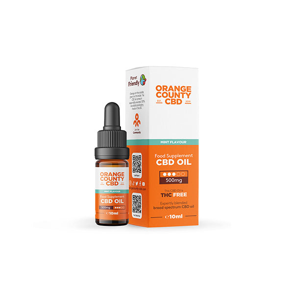 Orange County 500mg Broad Spectrum CBD Oil - 10ml | The CBD Hut
