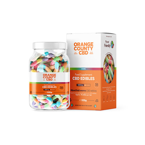 Orange County 1600mg CBD Gummies - Large Pack | The CBD Hut