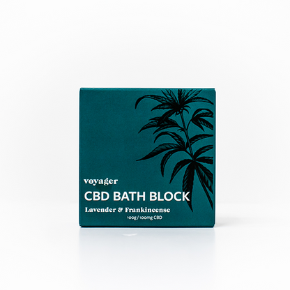 Voyager Lavender & Frankincense 100mg CBD Bath Block - 100g | The CBD Hut
