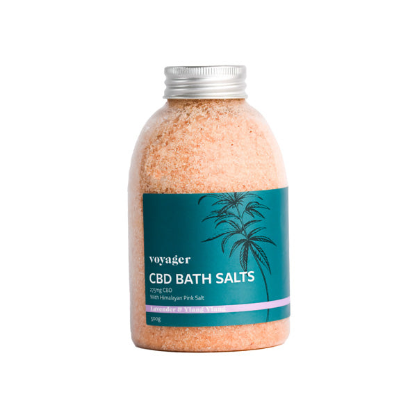 Voyager Lavender & Ylang Ylang 275mg CBD Bath Salts - 500g | The CBD Hut