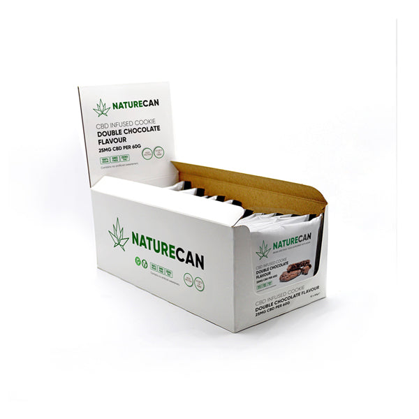 Naturecan 25mg CBD Double Chocolate Cookie - 60g | The CBD Hut