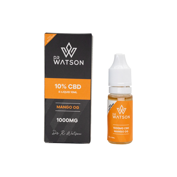 Dr Watson 1000mg Full Spectrum CBD E-liquid - 10ml (BUY 1 GET 1 FREE) | The CBD Hut
