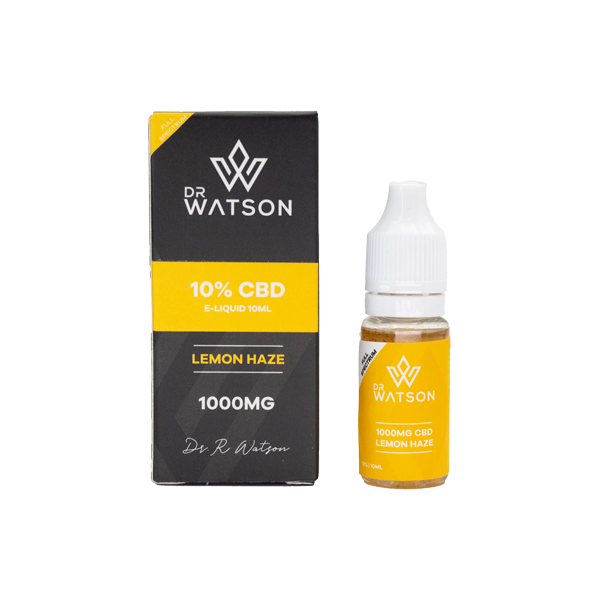 Dr Watson 1000mg Full Spectrum CBD E-liquid - 10ml (BUY 1 GET 1 FREE) | The CBD Hut