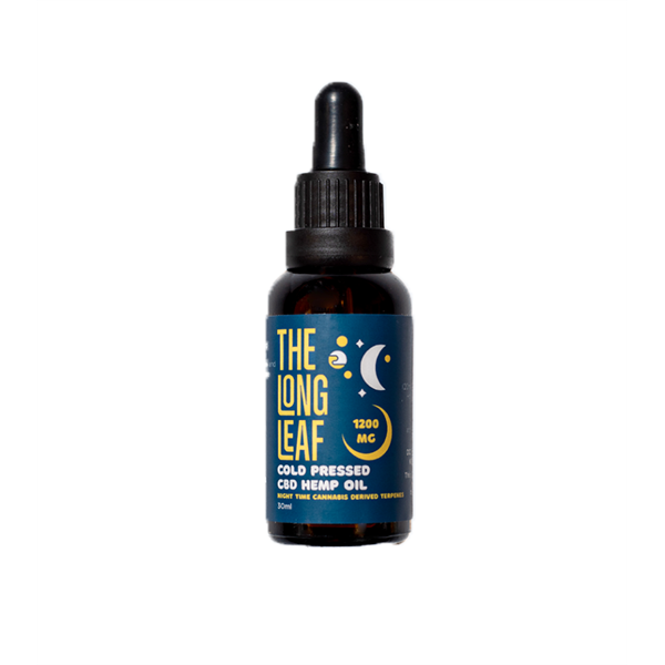 The Long Leaf Night Time 1200mg Full Spectrum CBD Oil - 30ml | The CBD Hut
