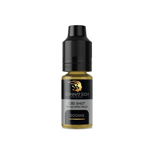 Cannatech 500mg Broad Spectrum CBD Shot - 10ml (100PG) | The CBD Hut