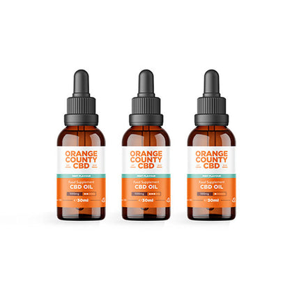 Orange County 1000mg CBD Flavoured Oil Tincture - 30ml | The CBD Hut