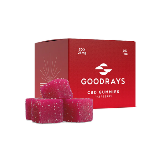 Goodrays 750mg CBD Gummies - 30 Pieces | The CBD Hut