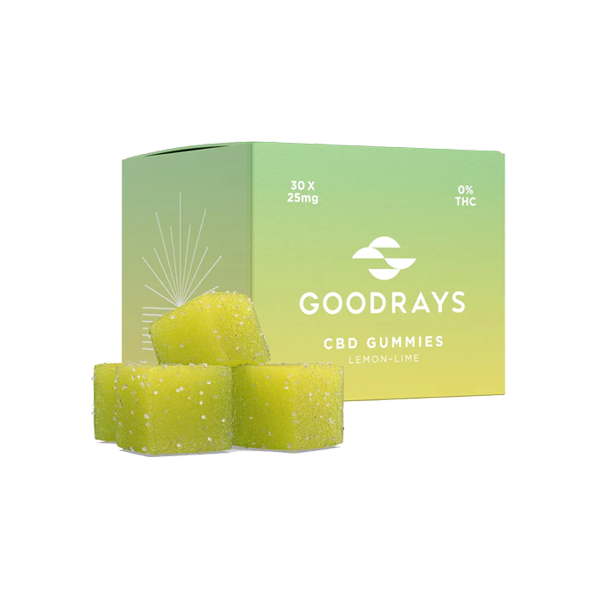 Goodrays 750mg CBD Gummies - 30 Pieces - The CBD Hut