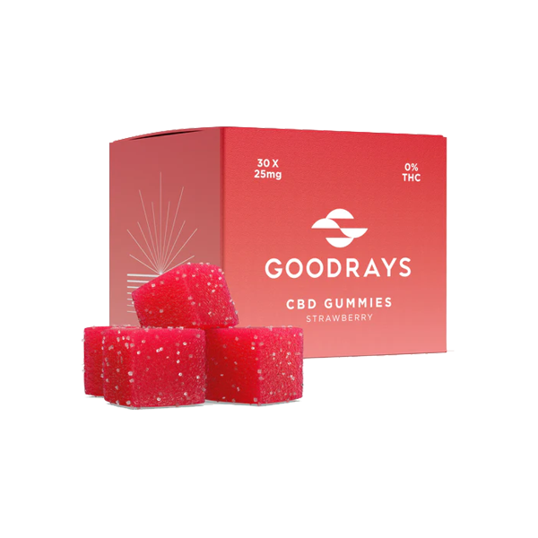 Goodrays 750mg CBD Gummies - 30 Pieces - The CBD Hut