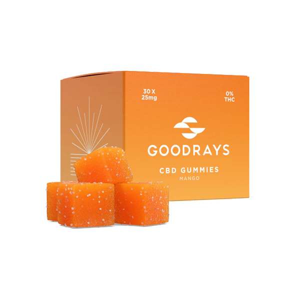 Goodrays 750mg CBD Gummies - 30 Pieces | The CBD Hut