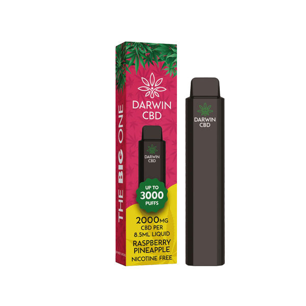Darwin 'The Big One' 2000mg CBD Disposable Vape - 3000 Puffs | The CBD Hut