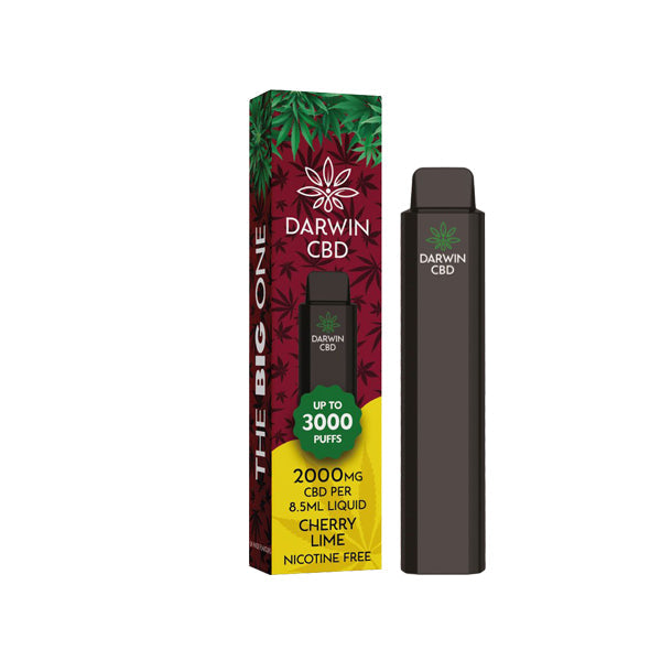Darwin 'The Big One' 2000mg CBD Disposable Vape - 3000 Puffs | The CBD Hut