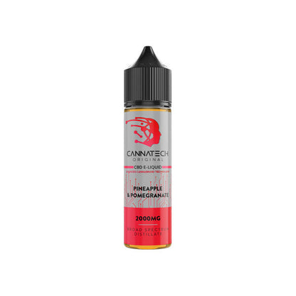 Cannatech 2000mg Broad Spectrum CBD E-liquid - 50ml | The CBD Hut