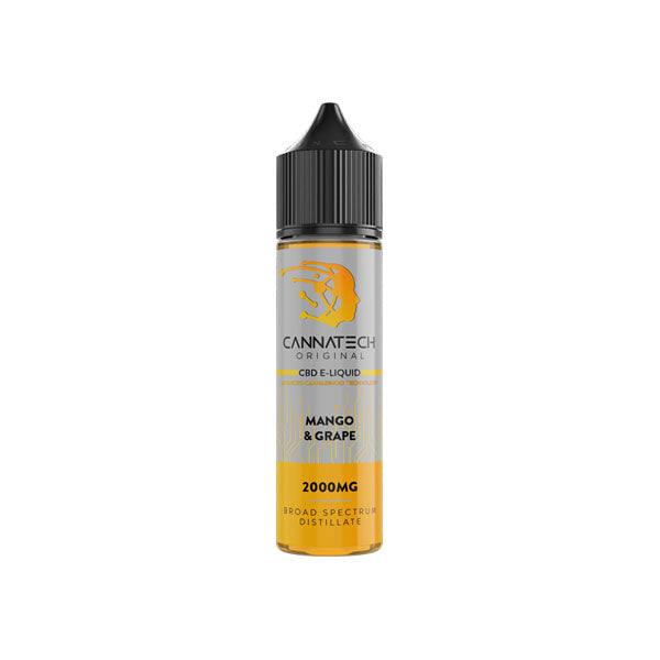 Cannatech 2000mg Broad Spectrum CBD E-liquid - 50ml | The CBD Hut