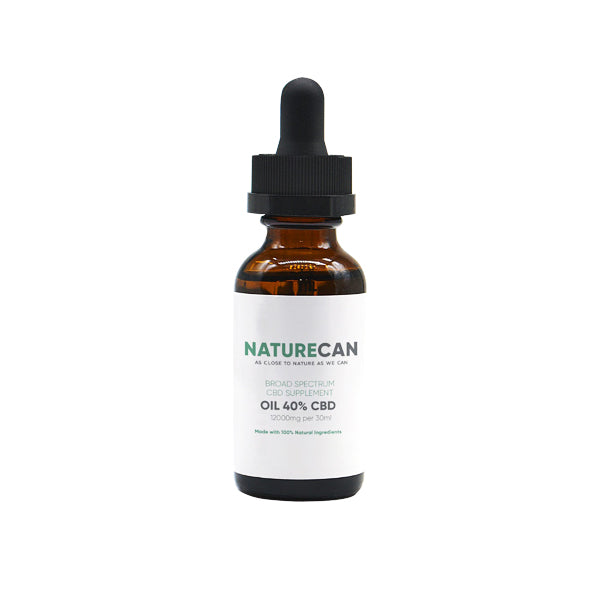 Naturecan 40% 12000mg Broad Spectrum CBD MCT Oil - 30ml | The CBD Hut