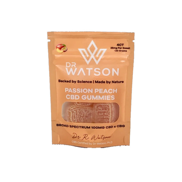 Dr Watson 100mg CBD Hemp Gummies - Pack of 4 | The CBD Hut