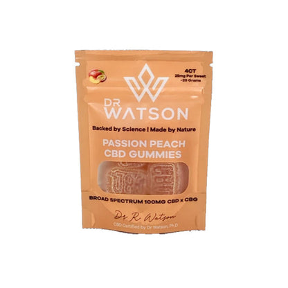 Dr Watson 100mg CBD Hemp Gummies - Pack of 4 | The CBD Hut