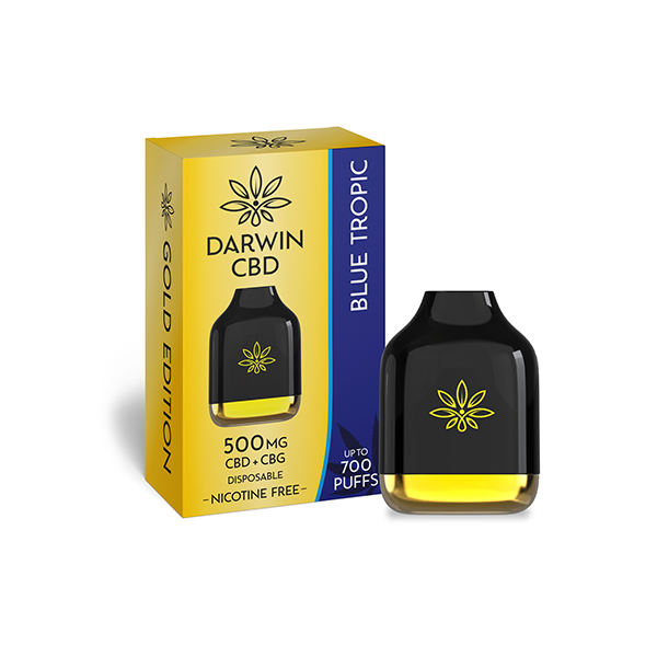 Darwin 500mg CBD + CBG Cube Disposable 700 Puffs - The CBD Hut