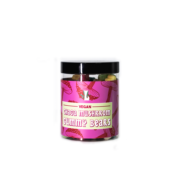 Loxa 8000mg Chaga Mushroom Vegan Gummy Bears - 400g Tub | The CBD Hut