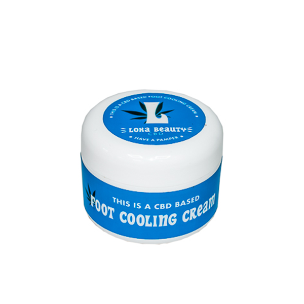 Loxa Beauty 1000mg CBD Foot Cooling Cream - 100ml | The CBD Hut
