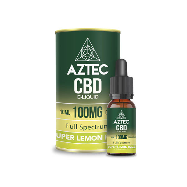 Aztec CBD 100mg Vaping Liquid - 10ml (50PG/50VG) | The CBD Hut