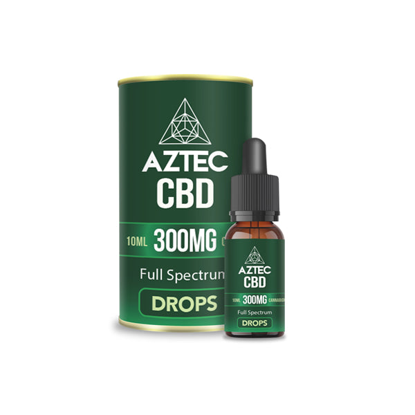 Aztec CBD 300mg Full Spectrum Hemp Oil - 10ml | The CBD Hut