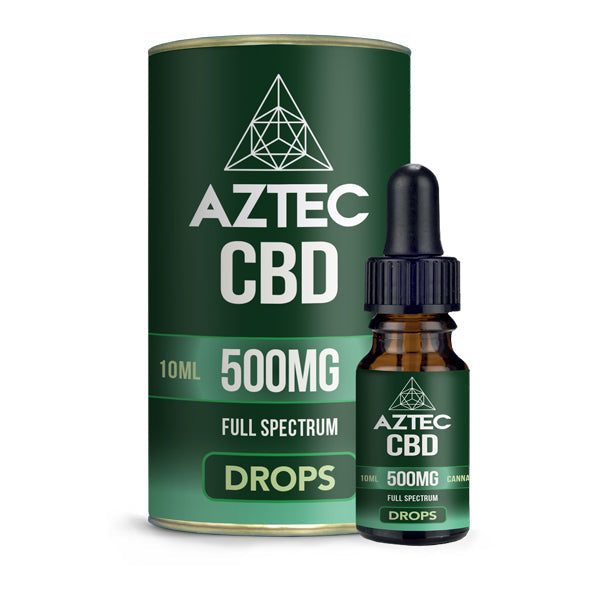 Aztec CBD 500mg Full Spectrum Hemp Oil - 10ml | The CBD Hut