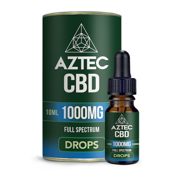 Aztec CBD 1000mg Full Spectrum Hemp Oil - 10ml | The CBD Hut