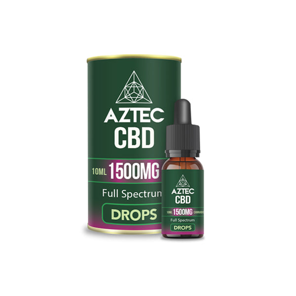 Aztec CBD 1500mg Full Spectrum Hemp Oil - 10ml | The CBD Hut