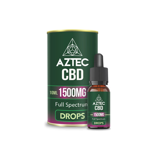 Aztec CBD 1500mg Full Spectrum Hemp Oil - 10ml | The CBD Hut