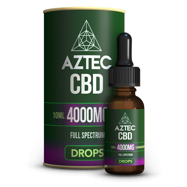 Aztec CBD 4000mg Full Spectrum Hemp Oil - 10ml | The CBD Hut