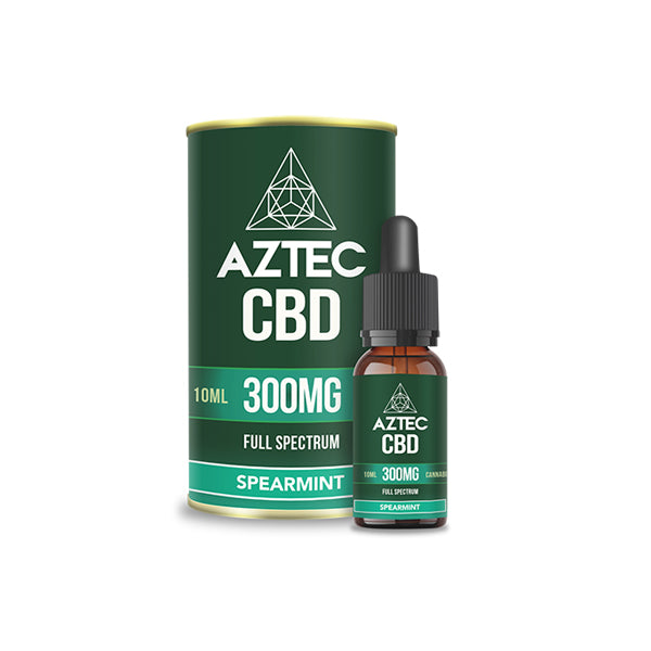 Aztec CBD 300mg Full Spectrum Hemp Oil - 10ml | The CBD Hut