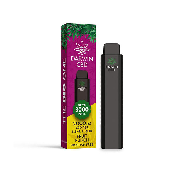Darwin 'The Big One' 2000mg CBD Disposable Vape - 3000 Puffs | The CBD Hut