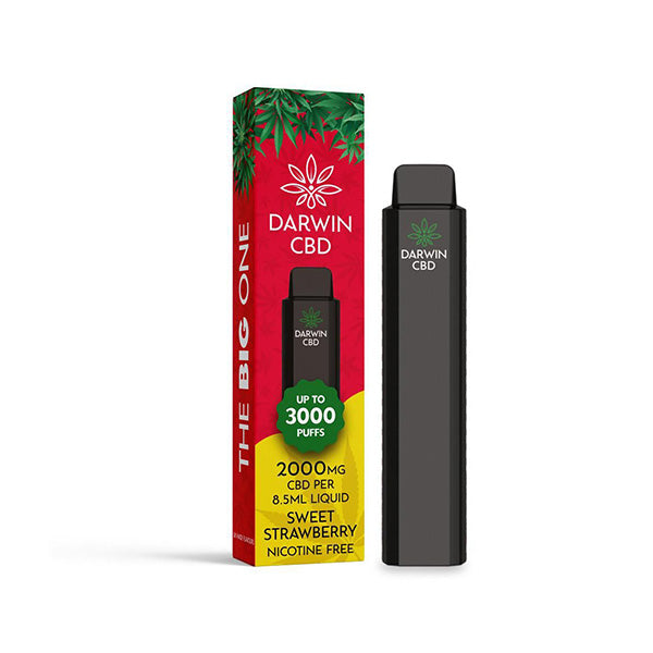 Darwin 'The Big One' 2000mg CBD Disposable Vape - 3000 Puffs | The CBD Hut