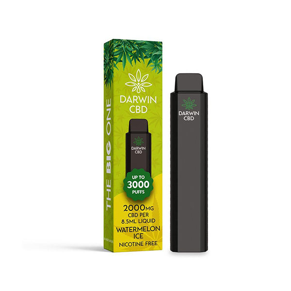 Darwin 'The Big One' 2000mg CBD Disposable Vape - 3000 Puffs | The CBD Hut