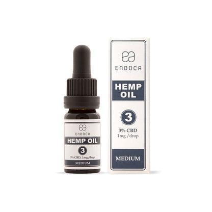 Endoca 300mg CBD Hemp Oil Drops - 10ml | The CBD Hut